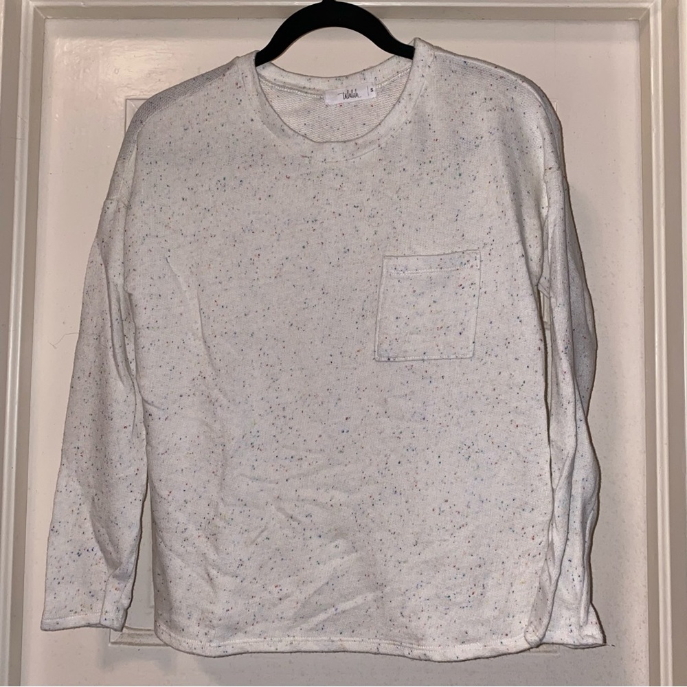 ShopTalulah Confetti Pocket Long Sleeve lounge shirt